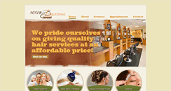 Desktop Screenshot of haircreationsbygina.com
